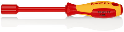 KNIPEX 98 03 12 Nut Driver with screwdriver handle insulating multi-component handle, VDE-tested burnished 237 mm