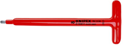 KNIPEX 98 15 08 Screwdriver for hexagon socket screws with T-handle 250 mm