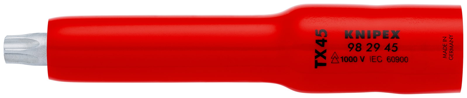 KNIPEX 98 29 45 Socket 3/8'' for TX45 117 mm