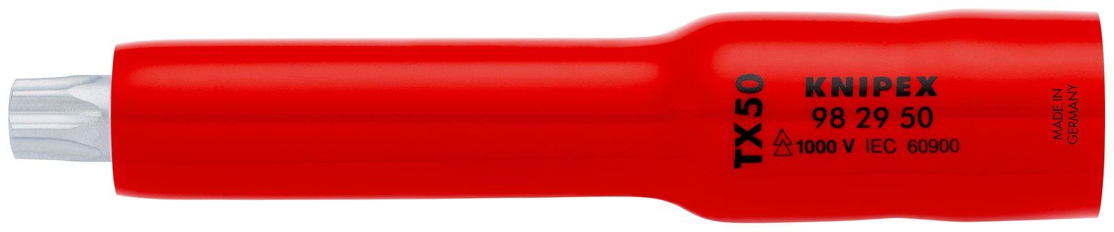 KNIPEX 98 29 50 Socket 3/8'' for TX50 117 mm