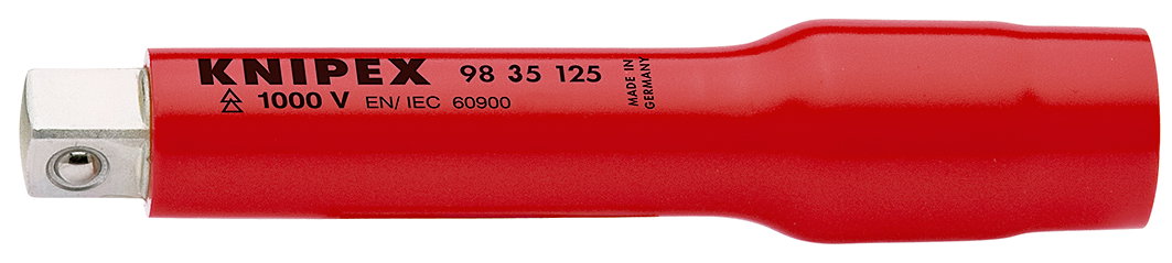 KNIPEX 98 35 125 Extension bar with internal/external square 3/8" 125 mm