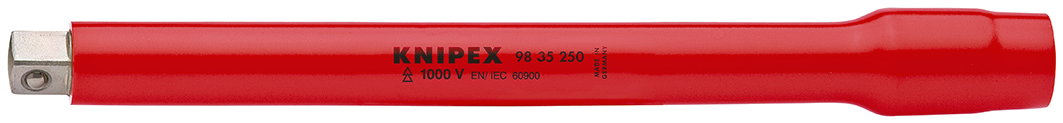 KNIPEX 98 35 250 Extension bar with internal/external square 3/8" 250 mm