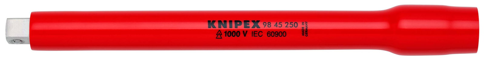 KNIPEX 98 45 250 Extension bar with internal/external square 1/2" 250 mm