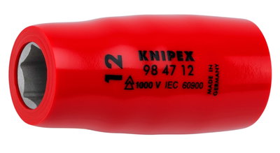 KNIPEX 98 47 12 Hexagon Socket for hexagonal screws with internal square 1/2" 55 mm