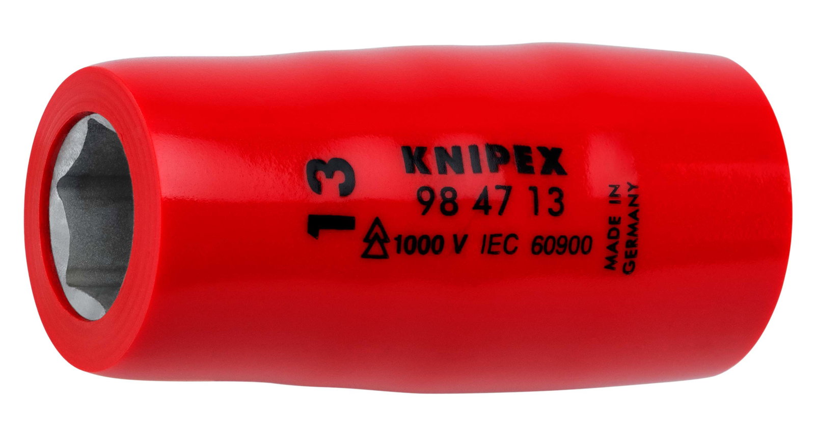 KNIPEX 98 47 13 Hexagon Socket for hexagonal screws with internal square 1/2" 55 mm