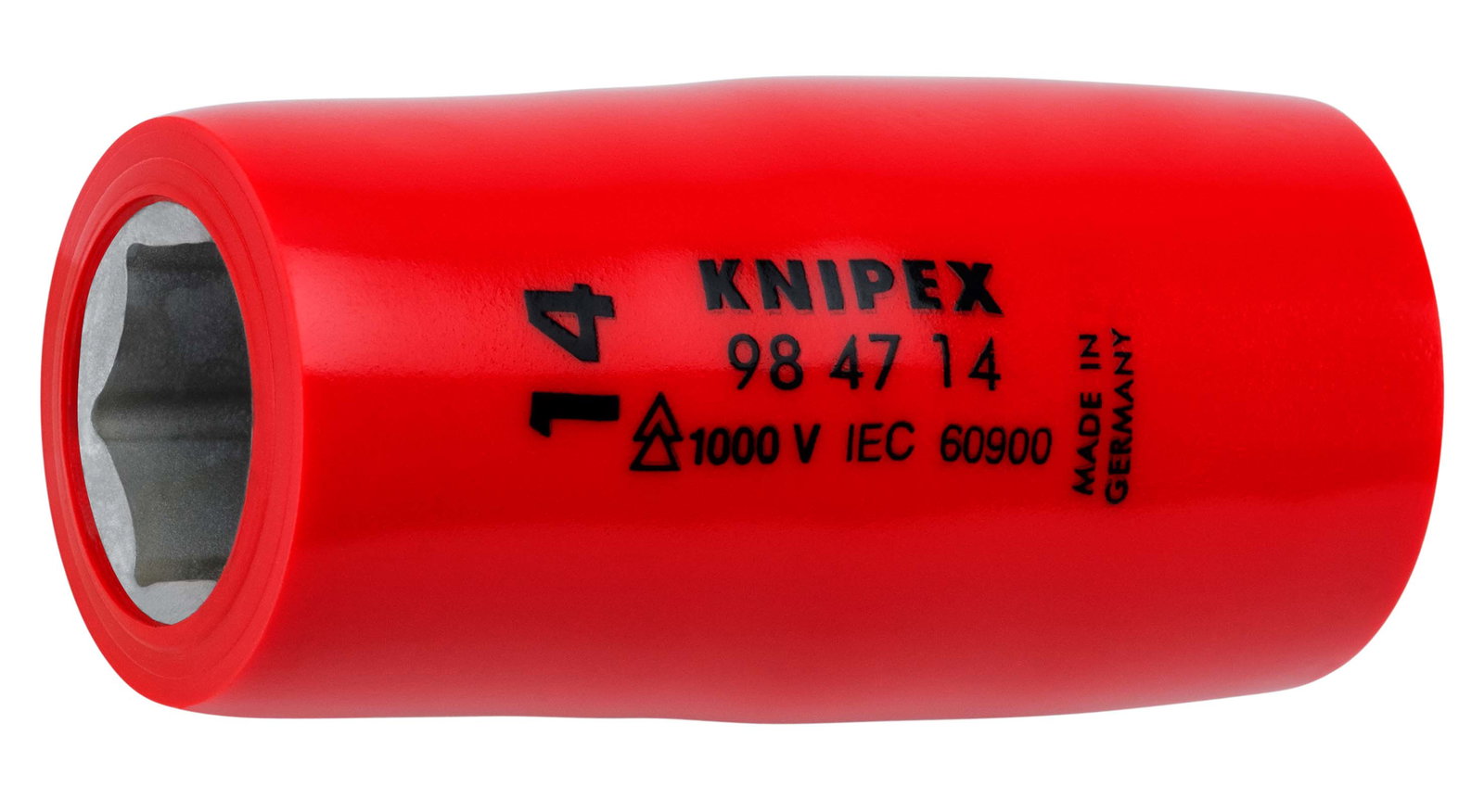KNIPEX 98 47 14 Hexagon Socket for hexagonal screws with internal square 1/2" 55 mm