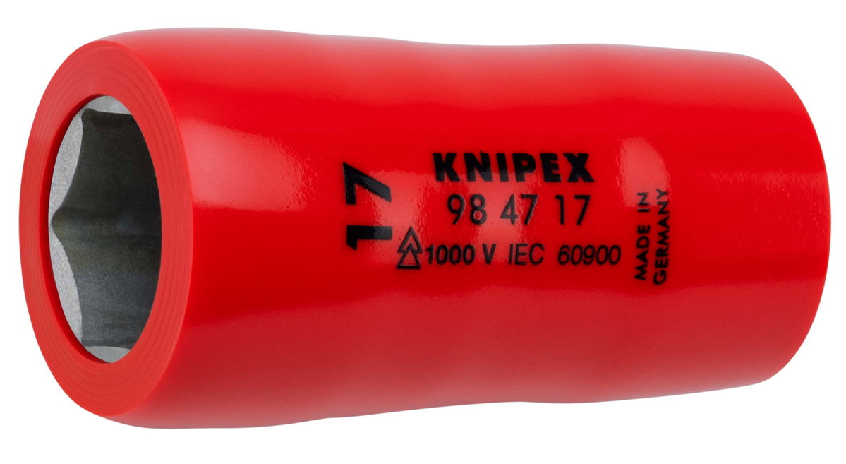 KNIPEX 98 47 17 Hexagon Socket for hexagonal screws with internal square 1/2" 55 mm