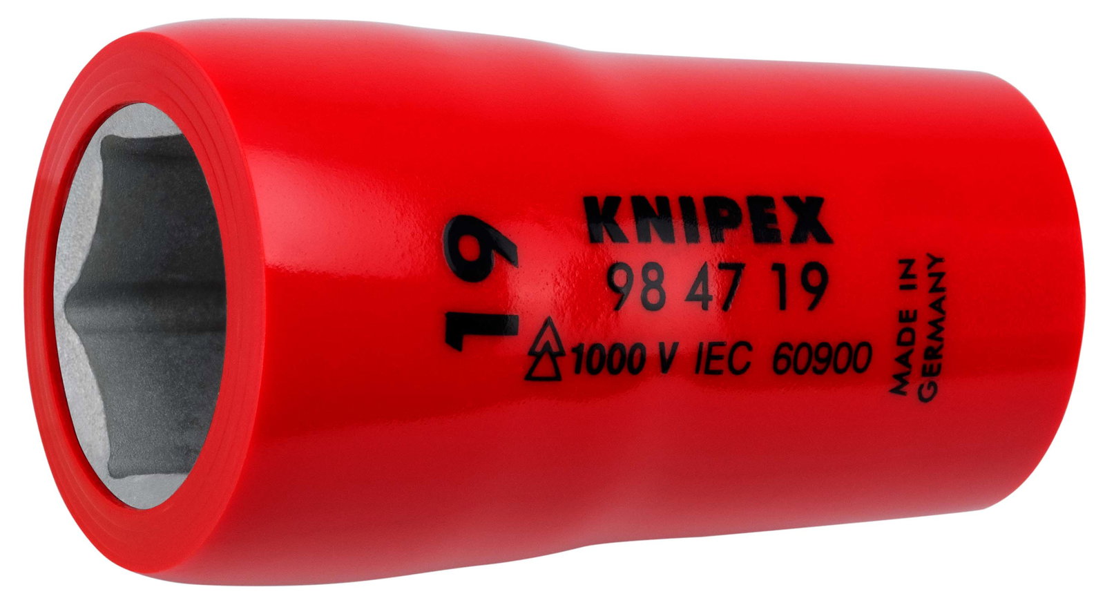 KNIPEX 98 47 19 Hexagon Socket for hexagonal screws with internal square 1/2" 54 mm