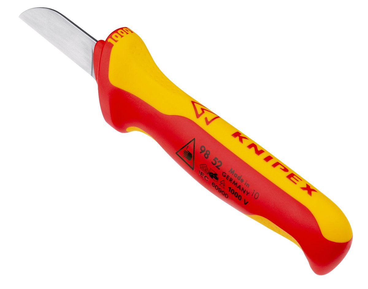 KNIPEX 98 52 Cable Knife insulating multi-component handle, VDE-tested 190 mm – Image 2 of 7