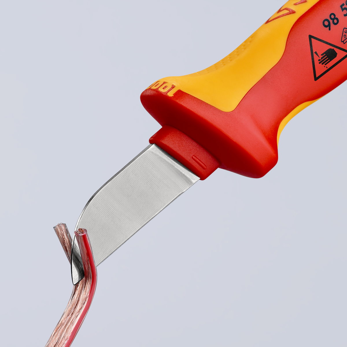 KNIPEX 98 52 Cable Knife insulating multi-component handle, VDE-tested 190 mm – Image 3 of 7