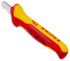 KNIPEX 98 53 03 Stripping Knives insulating multi-component handle, VDE-tested 170 mm