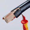 KNIPEX 98 55 Stripping Knife with guide shoe insulated with multi-component grips, VDE-tested 180 mm