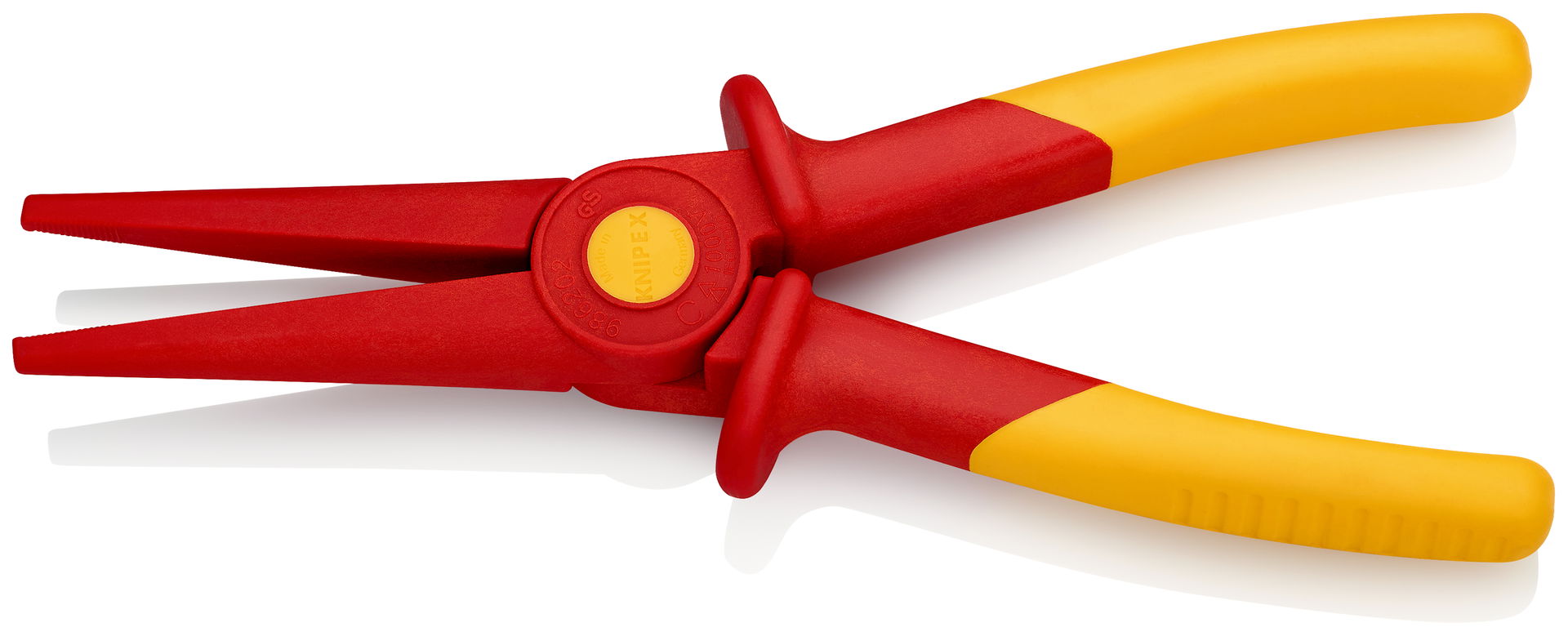 KNIPEX 98 62 02 Plastic Snipe Nose Pliers insulating with soft plastic zone for better grip plastic 220 mm – Image 2 of 4