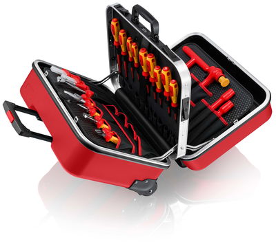 KNIPEX 98 99 15 Toolbox "BIG Twin Move RED" Electric Competence