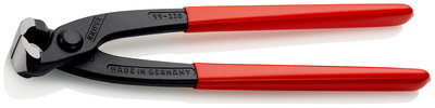 KNIPEX 99 01 220 SB Concreters' Nipper (Concreter's Nippers or Fixer's Nippers) plastic coated black atramentized 220 mm (self-service card/blister)