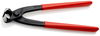 KNIPEX 99 01 220 Concreters' Nipper (Concreter's Nippers or Fixer's Nippers) plastic coated black atramentized 220 mm