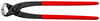 KNIPEX 99 01 220 Concreters' Nipper (Concreter's Nippers or Fixer's Nippers) plastic coated black atramentized 220 mm