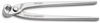 KNIPEX 99 04 220 Concreters' Nipper (Concreter's Nippers or Fixer's Nippers) bright zinc plated 220 mm