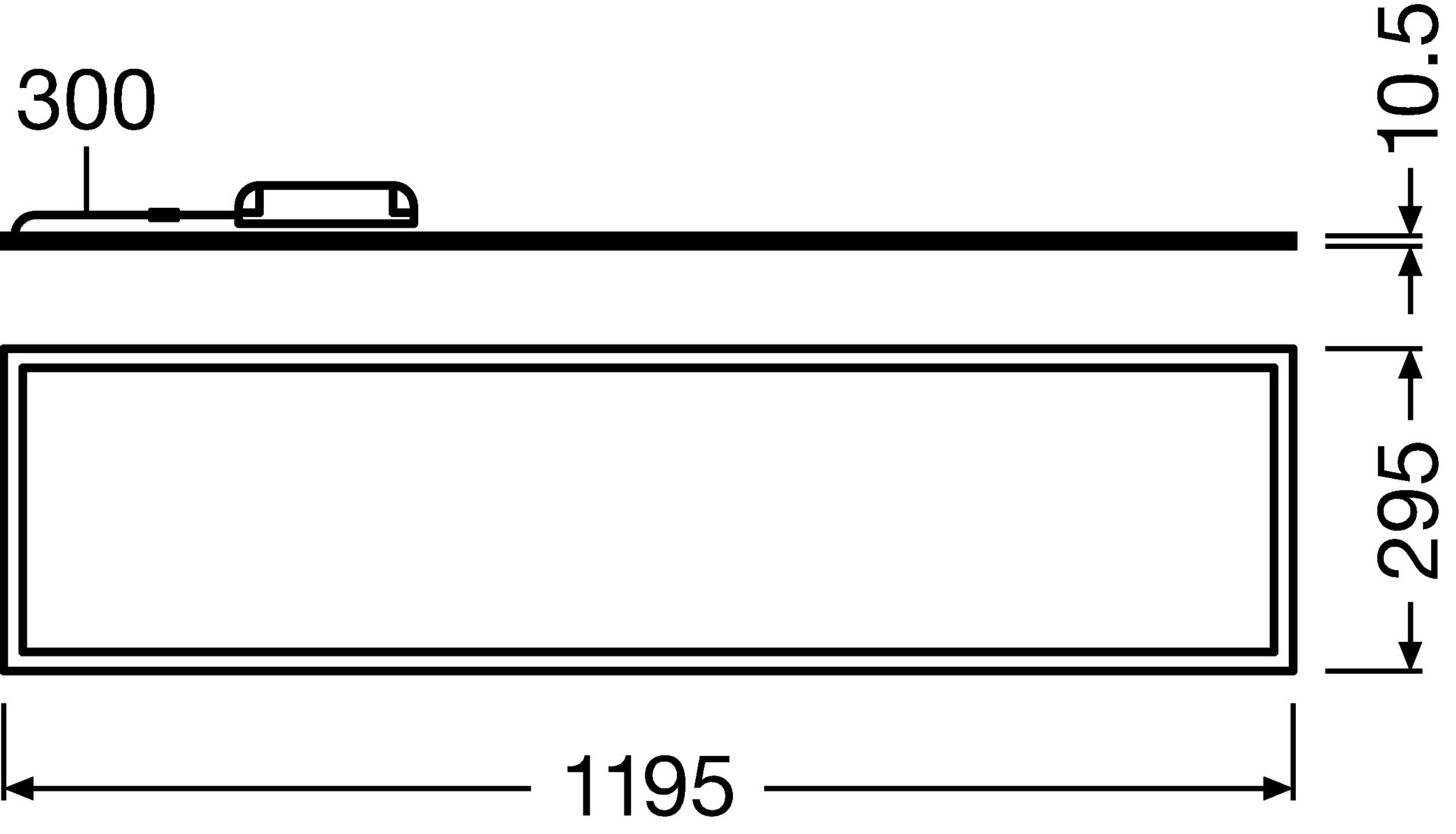 PANEL DALI 1200 33 W 4000 K WT – Görsel 2 / 2