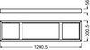 PANEL 1200 Accessories 1200 Surface Mount Kit