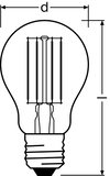 PARATHOM® Retrofit CLASSIC A DIM 75 8.5 W/2700 K E27