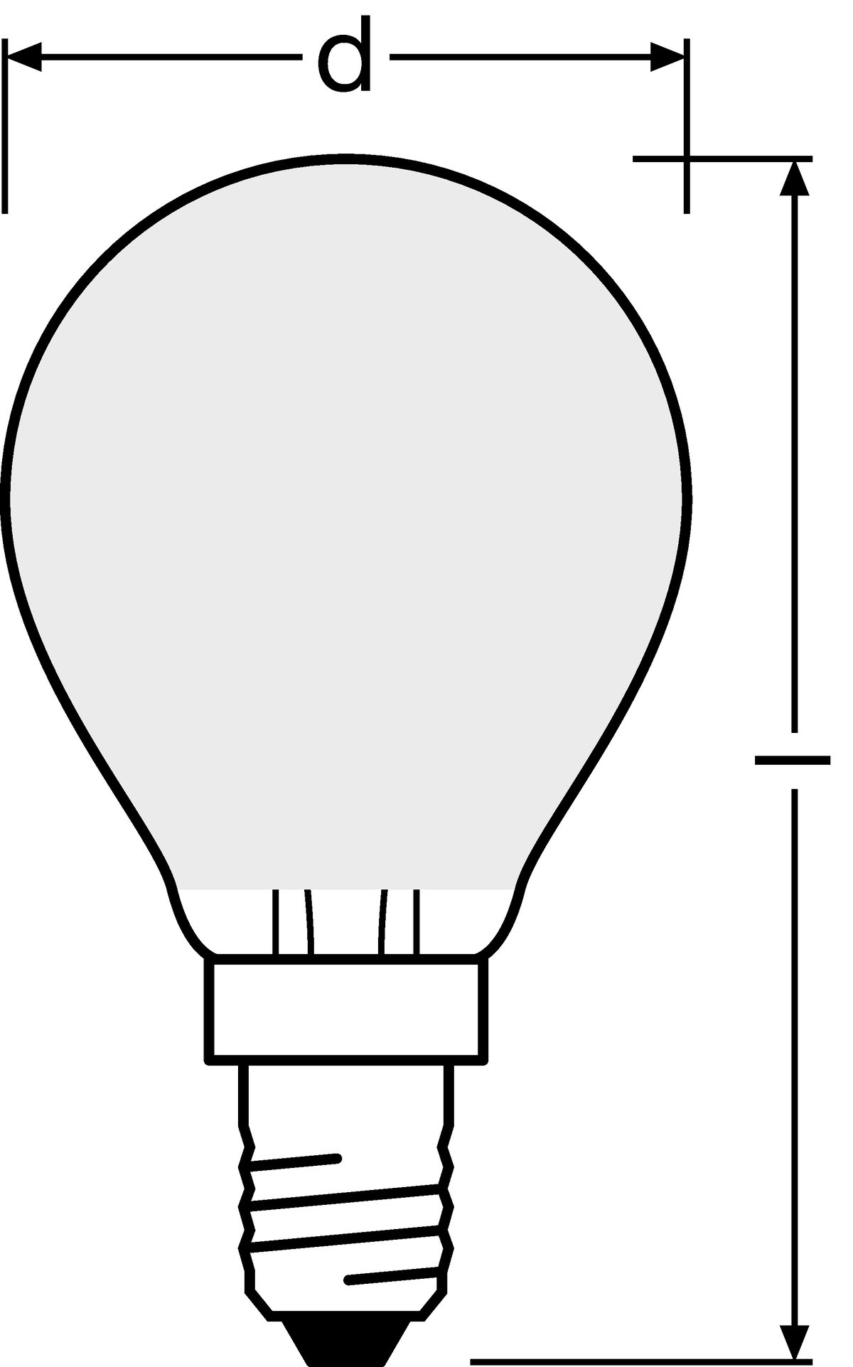 PARATHOM® Retrofit CLASSIC P 25 2.5 W/2700 K E14 – Görsel 2 / 2