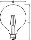 Vintage 1906 LED 22 2.8 W/2400 K E27