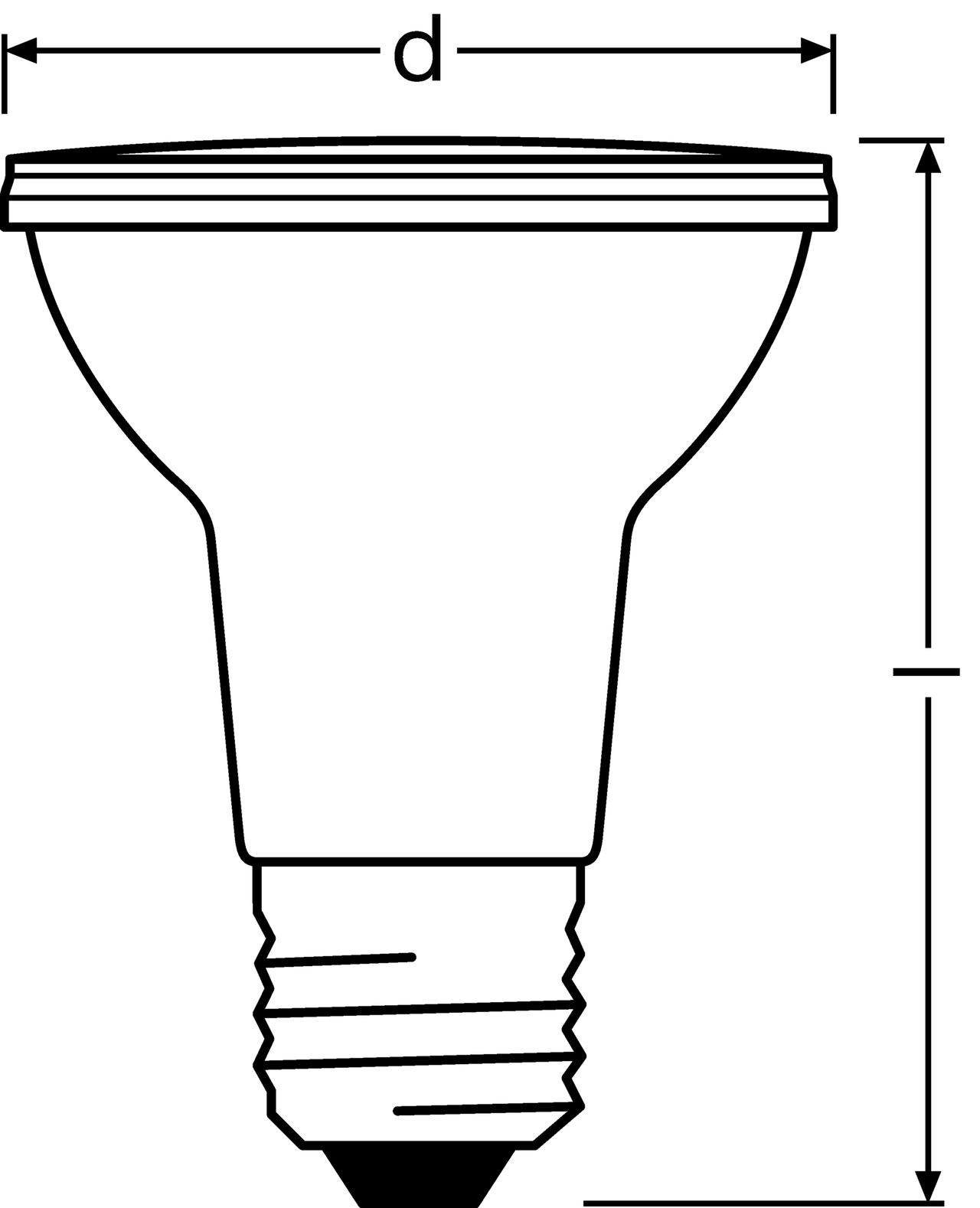 PARATHOM® PAR20 DIM 50 36° 5 W/2700 K E27 – Görsel 2 / 2