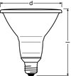 PARATHOM® PAR38 DIM 100 30° 12.5 W/2700 K E27