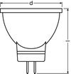 PARATHOM® MR11 12 V 35 36° 3.7 W/2700 K GU4