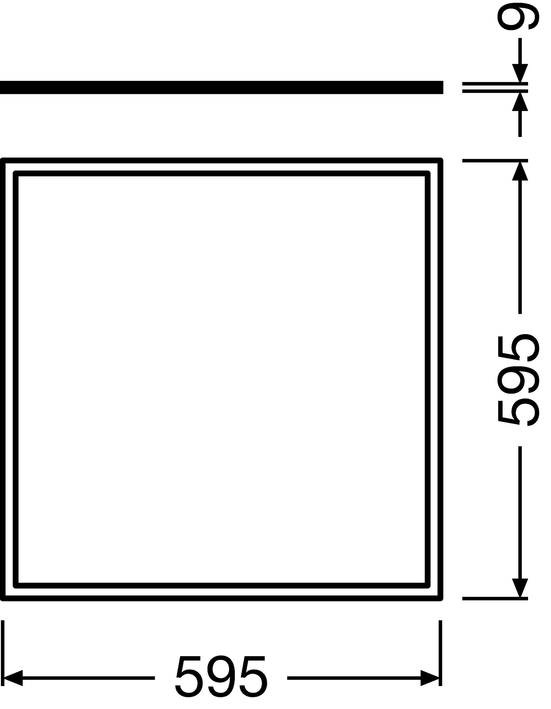 PANEL VALUE 600 UGR  19 40 W 3000 K WT – Görsel 2 / 2
