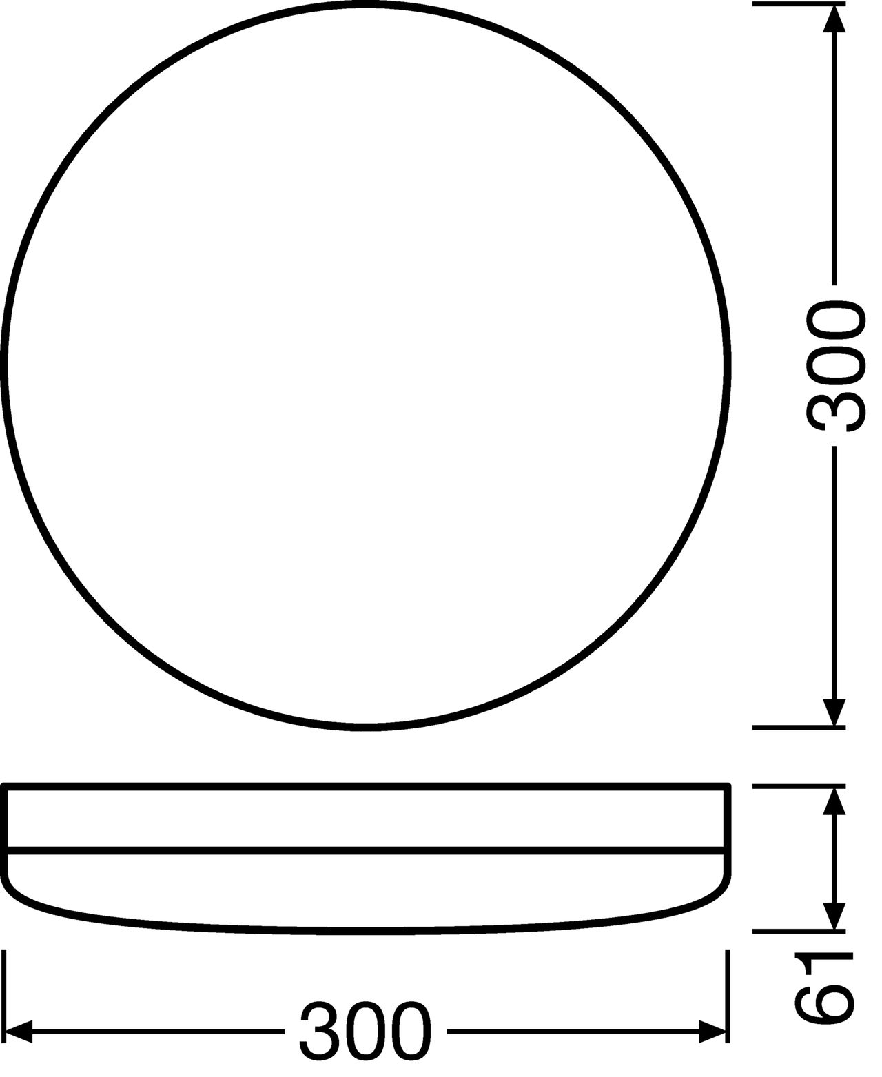 SURFACE COMPACT IK10 24 W 3000 K IP65 WT – Görsel 2 / 2