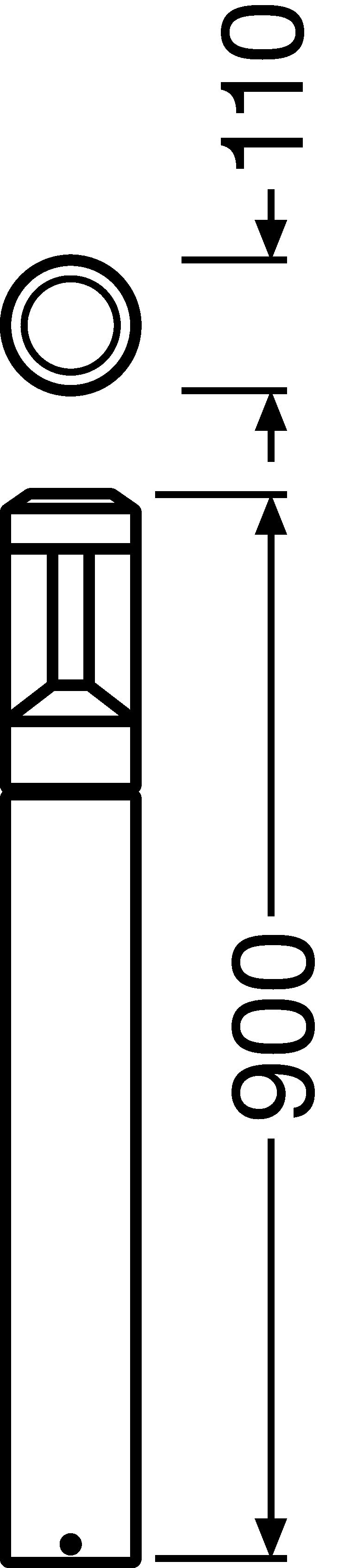 OUTDOOR BOLLARD LANTERN 12 W 3000 K IP54 GY – Görsel 2 / 2