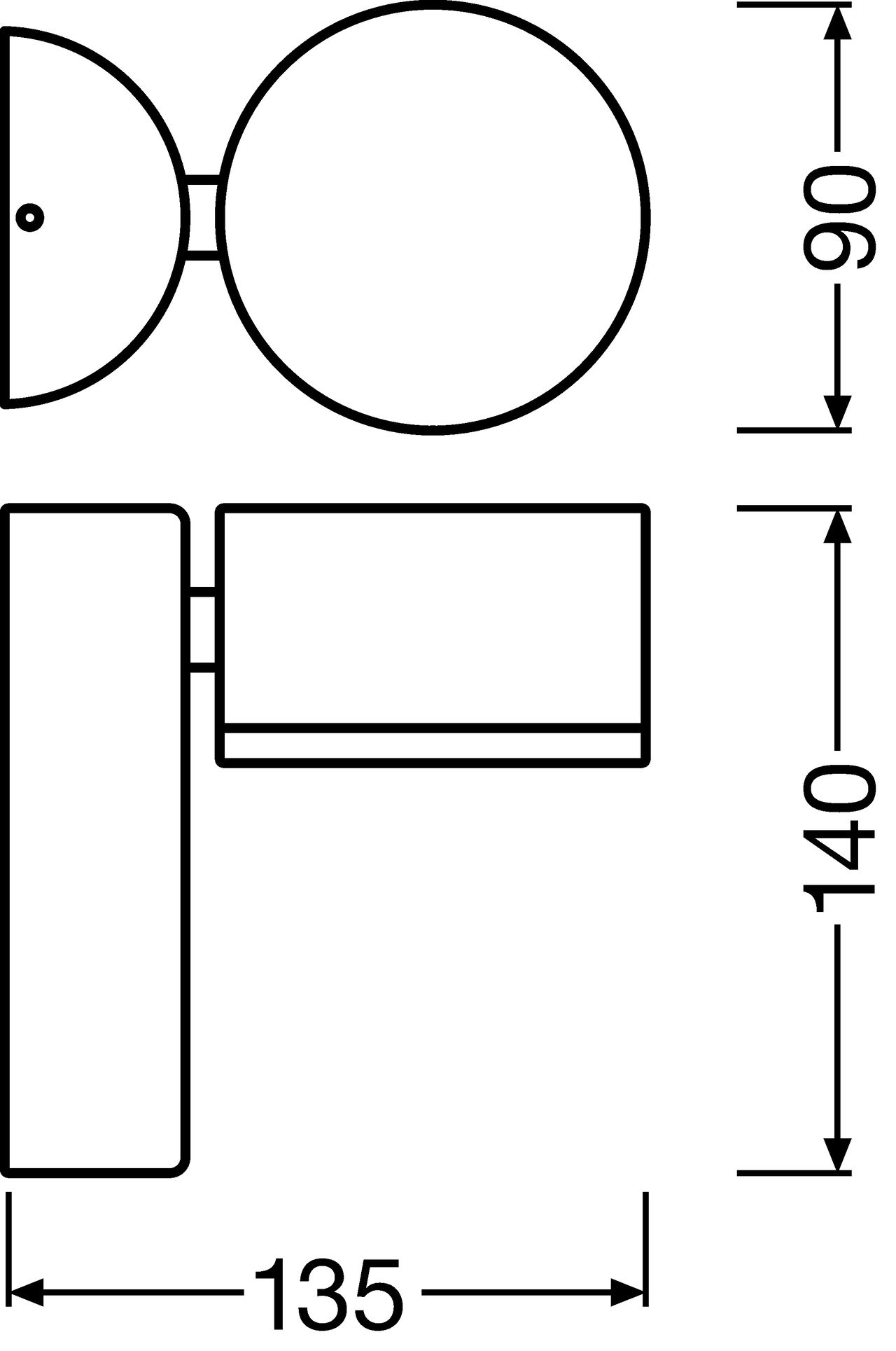 OUTDOOR FACADE SPOT 8 W 3000 K IP54 WT – Görsel 2 / 2