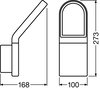 OUTDOOR FACADE EDGE 12 W 3000 K IP54 WT
