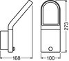 OUTDOOR FACADE EDGE 12 W 3000 K IP54 S WT