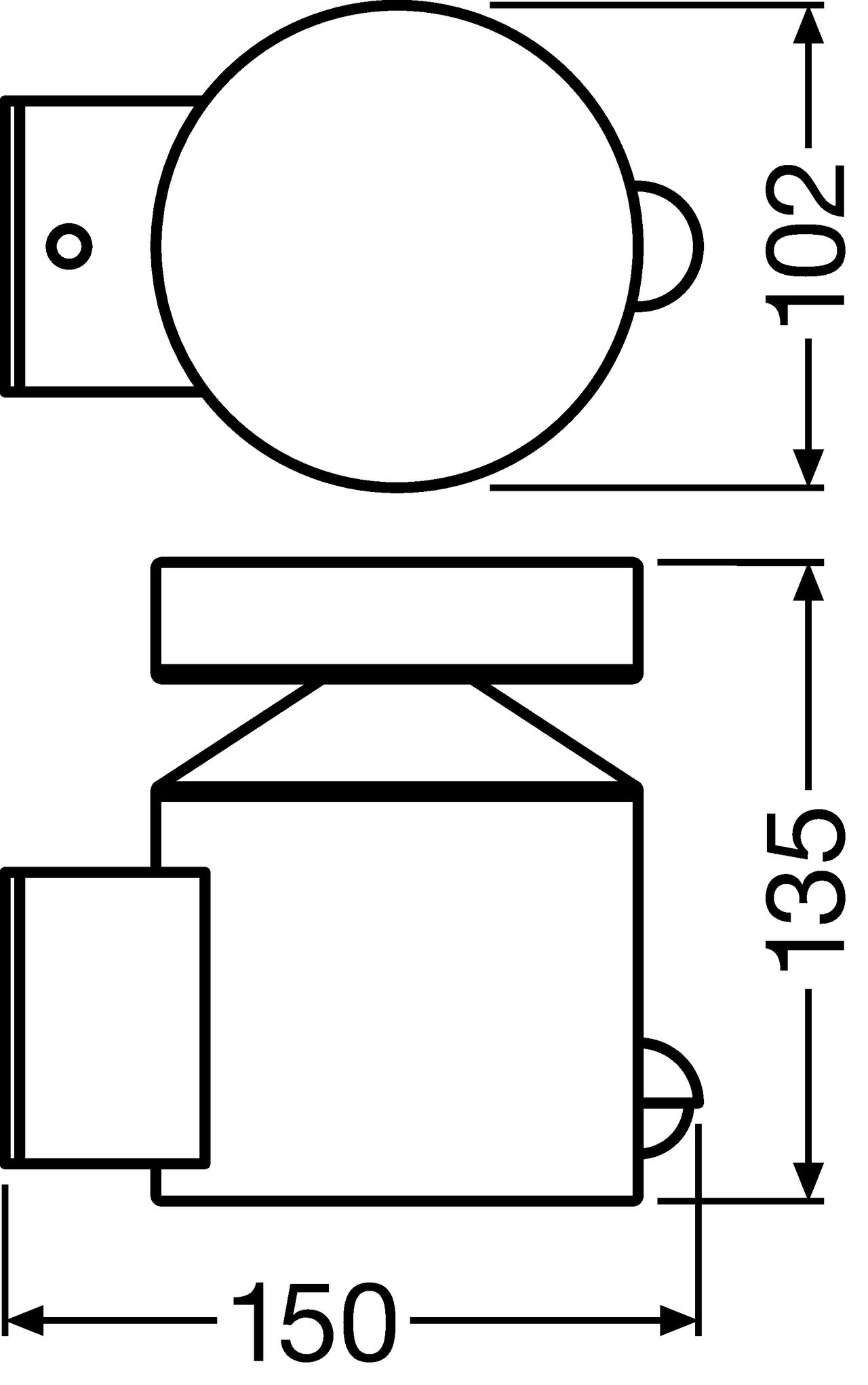 OUTDOOR FACADE POLE 6 W 3000 K IP44 S SST – Görsel 2 / 2