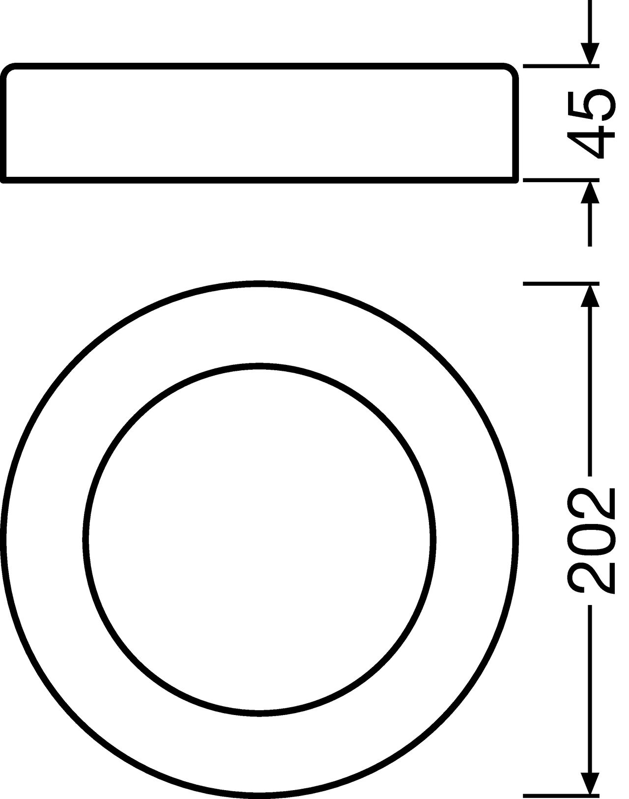 OUTDOOR SURFACE ROUND 13 W 3000 K IP54 WT – Görsel 2 / 2