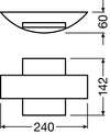 OUTDOOR FACADE BELT 11 W 3000 K IP54 GY
