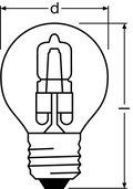 HALOGEN CLASSIC P 30 W 230 V E27