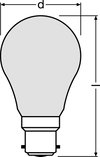 PARATHOM® Retrofit CLASSIC A 40 FR 4 W/2700 K B22d