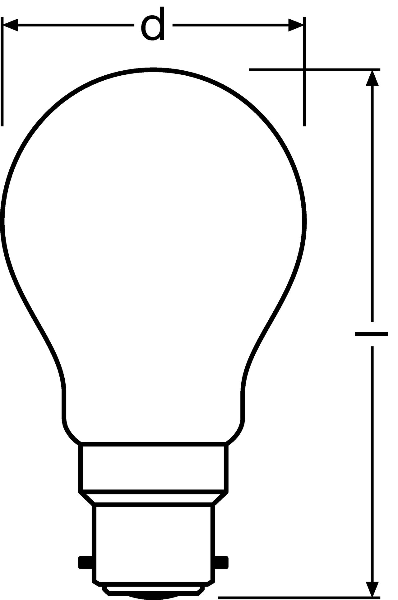 HALOGEN CLASSIC A 77 W 240 V B22D – Görsel 2 / 2