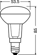 PARATHOM® R50 60 36° 4.3 W/2700 K E14