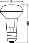 PARATHOM® R63 40 36° 3.3 W/2700 K E27