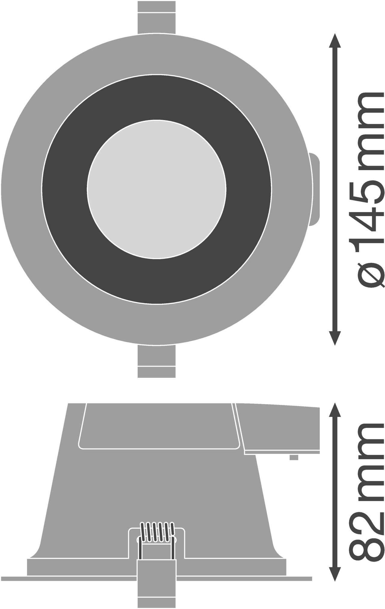 DOWNLIGHT COMFORT 130 13 W 3CCT IP54 WT – Görsel 2 / 2