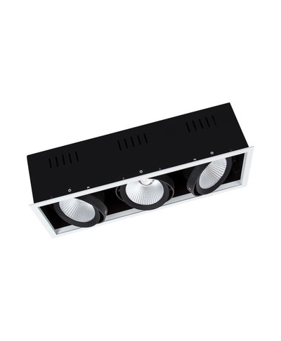 SPOT MULTI 3x30W 4000K FL WT/BK