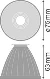 TRACKLIGHT SPOT REFLECTOR D85 FL