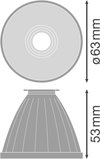 TRACKLIGHT SPOT REFLECTOR D75 SP