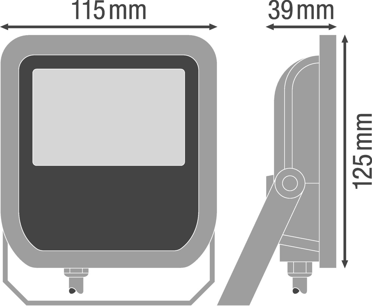 FLOODLIGHT 10 10 W 3000 K IP65 WT – Görsel 2 / 2