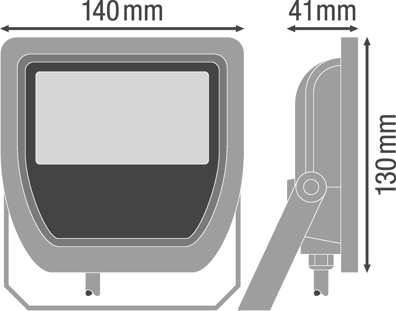 FLOODLIGHT 20 20 W 3000 K IP65 WT – Görsel 2 / 2